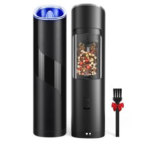 Automatic Electric Salt and Pepper Grinder with LED Light.