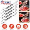 5-Piece Stainless Steel Watermelon Cutter and Fork Set.