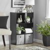 11" 6-Cube Storage Organizer, Black