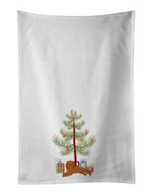 2-Piece Ruby Cavalier King Charles Spaniel Christmas Kitchen Towel Set.