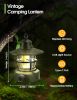 2-Pack Rechargeable Camping Lanterns for Outdoor and Emergency Use