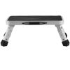Step Stool 1-Step 330lbs Capacity, Folding Steel Step Ladder 3 Adjustable Height, Portable Toddler Step Stools for Adults