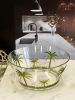 Unbreakable BPA-Free Palm Tree Acrylic Serving Bowls for Salad, Soup and Snacks