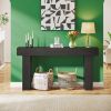 63-Inch Long Console Table, Wooden Rectangular Sofa Table Behind The Couch