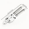 304 Stainless Steel Adjustable Jar and Bottle Opener for Easy Grip.