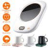 USB Electric Mug Warmer with Auto Shutoff and 3 Heat Settings