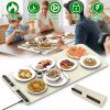Roll-Up Silicone Food Warming Mat with 9 Heat Levels and Timer