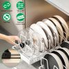 Pull-Out Pots and Pans Organizer with 8 Adjustable Dividers