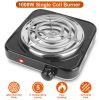1000W Portable Coil Hot Plate with 5 Heat Settings