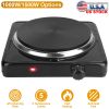 1500W Portable Single Electric Hot Plate with 5 Heat Settings
