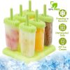 6-Piece Reusable Popsicle Mold Set for Homemade Frozen Treats