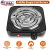 1000W Portable Coil Hot Plate with 5 Heat Settings
