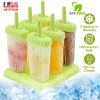 6-Piece Reusable Popsicle Mold Set for Homemade Frozen Treats
