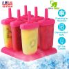 6-Piece Reusable Popsicle Mold Set for Homemade Frozen Treats