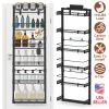 6 Tier Over The Door Pantry Organizer Carbon Steel Rack