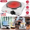 1000W Portable Infrared Hot Plate with Stepless Heat Control