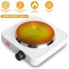 1500W Portable Single Electric Hot Plate with 5 Heat Settings