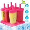 6-Piece Reusable Popsicle Mold Set for Homemade Frozen Treats