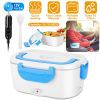 1L Portable Electric Lunch Box with Removable Compartments