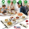 Roll-Up Silicone Food Warming Mat with 9 Heat Levels and Timer