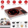 3500W Portable Ceramic Cooktop with Timer and 12 Heat Levels