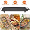1500W Portable Nonstick Electric Tabletop BBQ Grill