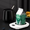 USB Electric Mug Warmer with Auto Shutoff and 3 Heat Settings