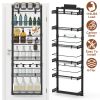 6 Tier Over The Door Pantry Organizer Carbon Steel Rack