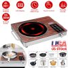 3500W Portable Ceramic Cooktop with Timer and 12 Heat Levels
