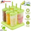 6-Piece Reusable Popsicle Mold Set for Homemade Frozen Treats