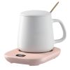 USB Electric Mug Warmer with Auto Shutoff and 3 Heat Settings