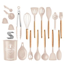 35Pcs Kitchen Cooking Set (Option: Khaki)