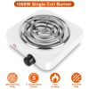 1000W Portable Coil Hot Plate with 5 Heat Settings