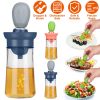 2-in-1 Glass Oil Dispenser with Measuring Dropper and Silicone Brush