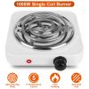 1000W Portable Coil Hot Plate with 5 Heat Settings