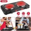 l1800W Portable Dual Infrared Hot Plate with Stepless Heat Control
