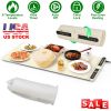 Roll-Up Silicone Food Warming Mat with 9 Heat Levels and Timer