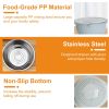 Stainless Steel Mixing Bowl Set with Lid, Graters and Colander
