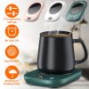 USB Electric Mug Warmer with Auto Shutoff and 3 Heat Settings
