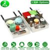 2-Piece Pull-Out Cabinet Organizer with Sliding Steel Drawers