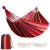 Portable Outdoor Camping Hammock with Tree Straps, Travel Bag and 450 lb Capacity