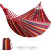 Portable Outdoor Camping Hammock with Tree Straps, Travel Bag and 450 lb Capacity