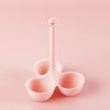 3-Hole Silicone Egg Poacher and Steamer Tray.