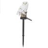 Solar LED Owl Garden Light with IP65 Waterproof Design.