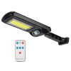 100 LED Solar Motion Sensor Wall Light with 3 Modes and IP65 Waterproof Design.