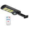 100 LED Solar Motion Sensor Wall Light with 3 Modes and IP65 Waterproof Design.