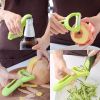 3-Pack Carbon Steel Vegetable and Fruit Peelers with Potato Eye Remover.
