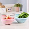 Multi-Functional Kitchen Washing Basket with Drain Basin for Rice, Fruits and Vegetables.