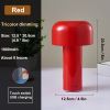 Rechargeable Mushroom Table Lamp with Touch Control for Bedside Decor.