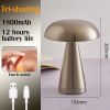 Rechargeable Nordic Mushroom LED Table Lamp with Touch Dimming